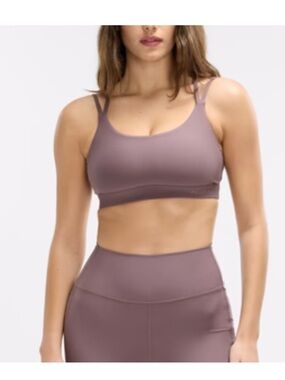 Peloton Cadent Strappy Y Back Bra Size Small Purple Sports Bra